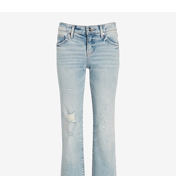 Express Denim - NWOT Express Low rise boot cut jeans light wash size 12 short
